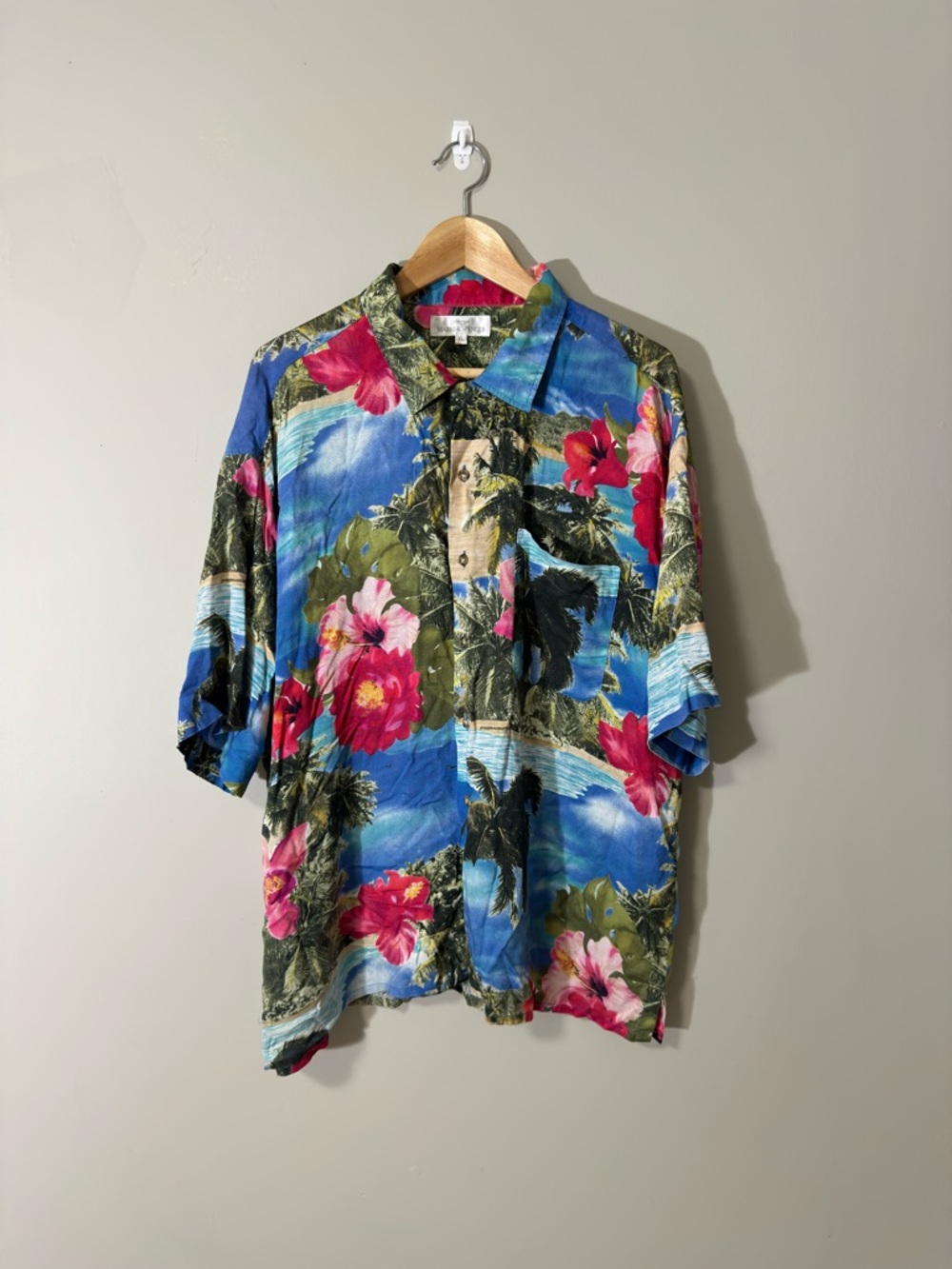 Vintage 90s St Michael’s Hawaiian Button Up